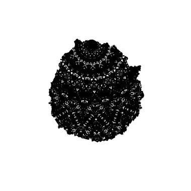 soyut siyah fırça darbesi, vektör çizimi