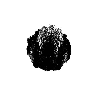 soyut siyah fırça darbesi, vektör çizimi