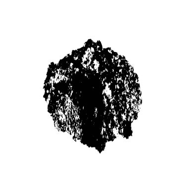 soyut siyah fırça darbesi, vektör çizimi