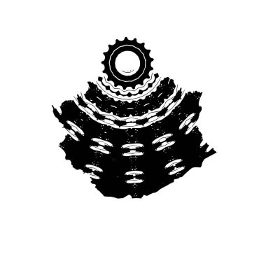 soyut siyah fırça darbesi, vektör çizimi