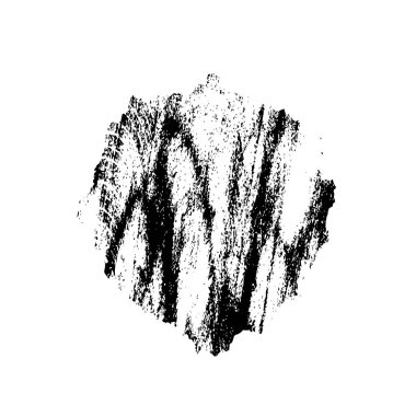 soyut siyah fırça darbesi, vektör çizimi