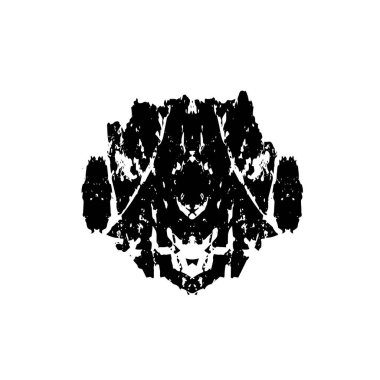 soyut siyah fırça darbesi, vektör çizimi