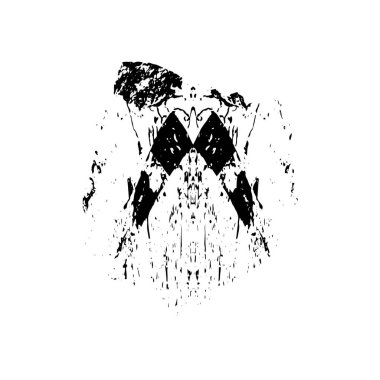 soyut siyah fırça darbesi, vektör çizimi