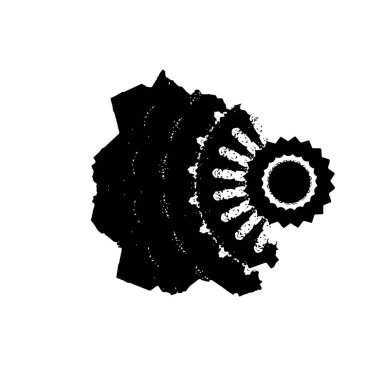 siyah mürekkep lekesi. grunge fırça vuruş ögesi.