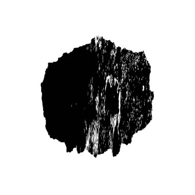 siyah mürekkep lekesi. grunge fırça vuruş ögesi.