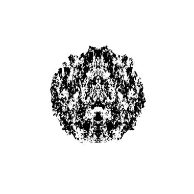 siyah mürekkep lekesi. grunge fırça vuruş ögesi.