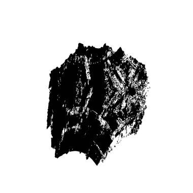 siyah mürekkep lekesi. grunge fırça vuruş ögesi.