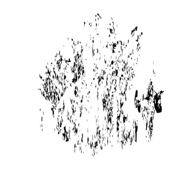 siyah mürekkep lekesi. grunge fırça vuruş ögesi.