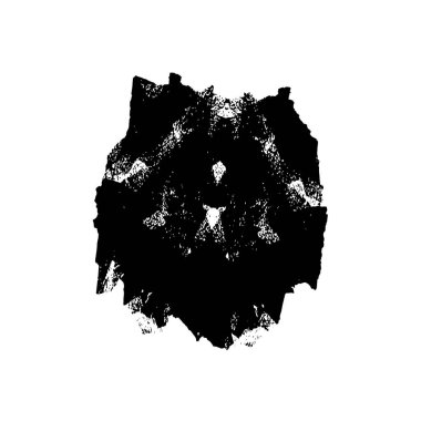 siyah mürekkep lekesi. grunge fırça vuruş ögesi.