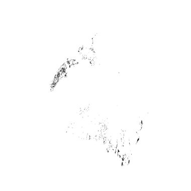 siyah mürekkep lekesi. grunge fırça vuruş ögesi.