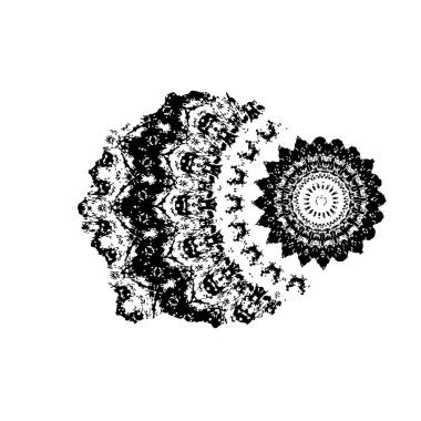 siyah mürekkep lekesi. grunge fırça vuruş ögesi.