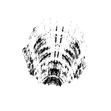 siyah mürekkep lekesi. grunge fırça vuruş ögesi.