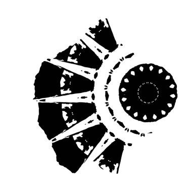 siyah mürekkep lekesi. grunge fırça vuruş ögesi.