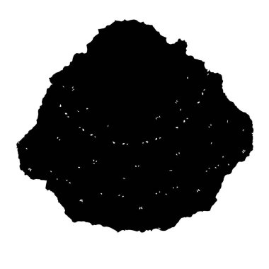 siyah mürekkep lekesi. grunge fırça vuruş ögesi.