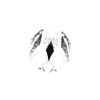 Siyah ve beyaz element vektör illüstrasyonlu desen