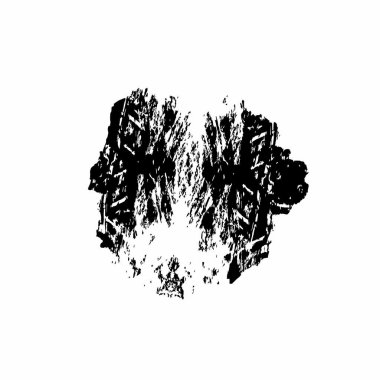 Beyaz arkaplanda grunge noktası, soyut vektör çizimi