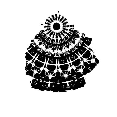 siyah ve beyaz grunge arkaplan dokusu 