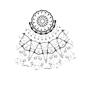 soyut el çizimi arkaplan