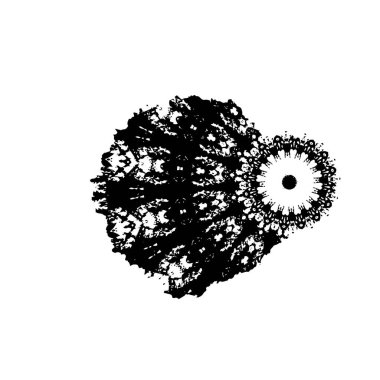 vektör çizim çiçek desenli el