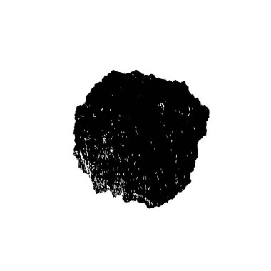 vektör siyah ve beyaz el - çizilmiş mürekkep fırçası vuruşu.