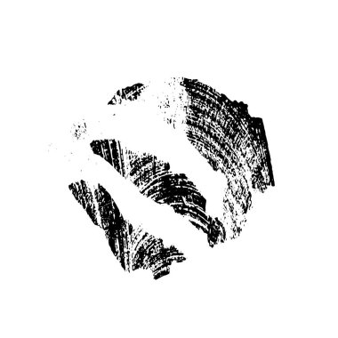 vektör grunge siyah fırça vuruş dokusu.