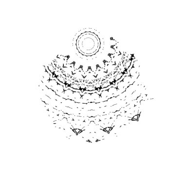 vektör el çizimi resimleme.