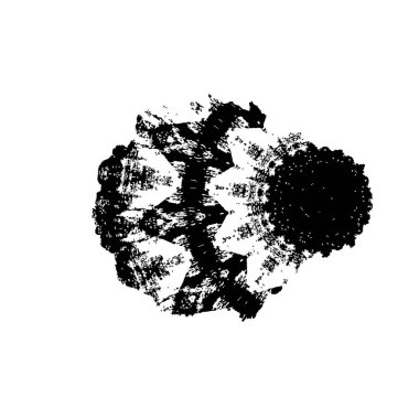 Etnik, pürüzsüz, süs dantelli arka plan. Mandala deseni.