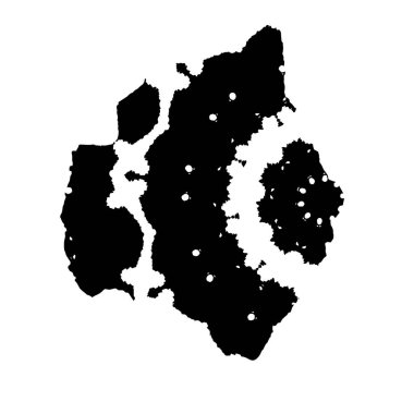 Siyah ve beyaz desenli, benekli, çizik ve çizikli. soyut vektör illüstrasyonu. 