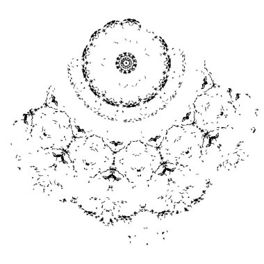 Siyah ve beyaz desenli, benekli, çizik ve çizikli. soyut vektör illüstrasyonu. 