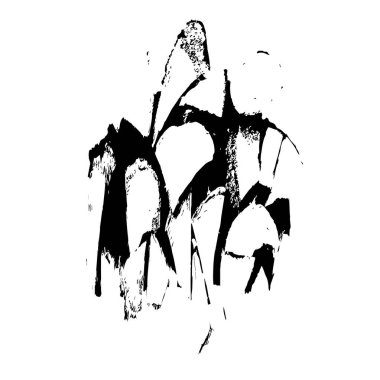 Siyah ve beyaz desenli, benekli, çizik ve çizikli. soyut vektör illüstrasyonu. 