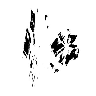 Siyah ve beyaz desenli, benekli, çizik ve çizikli. soyut vektör illüstrasyonu. 