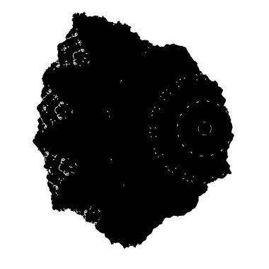 Siyah ve beyaz desenli, benekli, çizik ve çizikli. soyut vektör illüstrasyonu. 