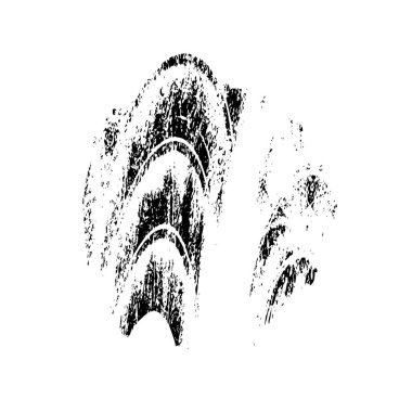 Siyah ve beyaz desenli, benekli, çizik ve çizikli. soyut vektör illüstrasyonu. 