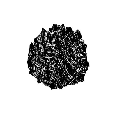 Siyah beyaz desenli, çizik ve lekeli sıkıntılı bir arkaplan. soyut vektör illüstrasyonu.