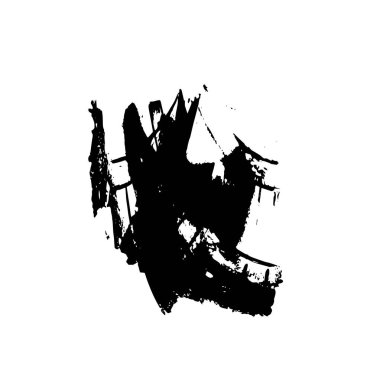 Siyah ve beyaz desenli, benekli, çizik ve çizikli. soyut vektör illüstrasyonu. 