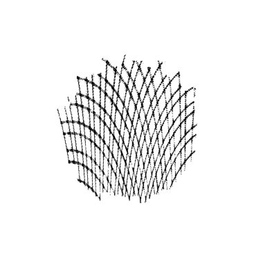 Siyah ve beyaz desenli, benekli, çizik ve çizikli. soyut vektör illüstrasyonu. 