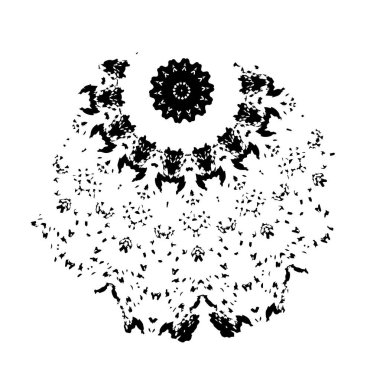 Siyah beyaz desenli, benekli, çizik ve çizikli arka plan. soyut vektör illüstrasyonu. 