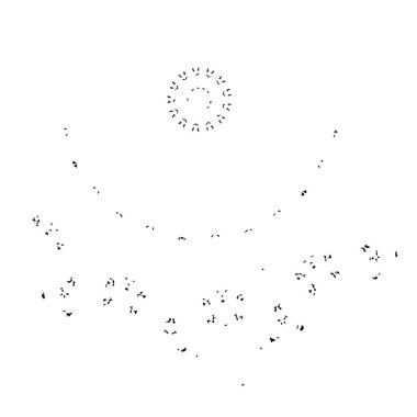 Siyah beyaz desenli, benekli, çizik ve çizikli arka plan. soyut vektör illüstrasyonu. 