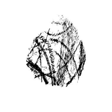 Siyah beyaz desenli, benekli, çizik ve çizikli arka plan. soyut vektör illüstrasyonu. 