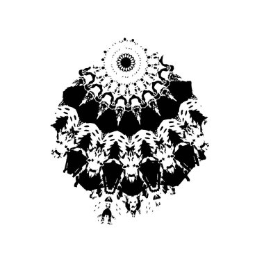 Siyah beyaz desenli, benekli, çizik ve çizikli arka plan. soyut vektör illüstrasyonu. 