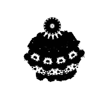 Siyah beyaz desenli, benekli, çizik ve çizikli arka plan. soyut vektör illüstrasyonu. 