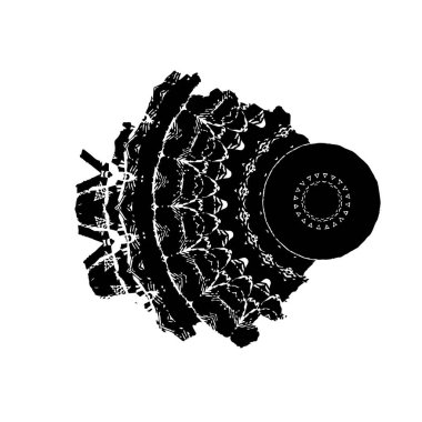 Siyah beyaz desenli, lekeli, çizikli ve çizgili sıkıntılı bir arka plan. Soyut vektör illüstrasyonu. 