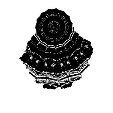 Siyah beyaz desenli, lekeli, çizikli ve çizgili sıkıntılı bir arka plan. Soyut vektör illüstrasyonu. 