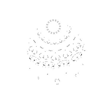 Siyah beyaz desenli, lekeli, çizikli ve çizgili sıkıntılı bir arka plan. Soyut vektör illüstrasyonu. 