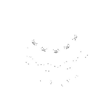 Siyah beyaz desenli, lekeli, çizikli ve çizgili sıkıntılı bir arka plan. Soyut vektör illüstrasyonu. 