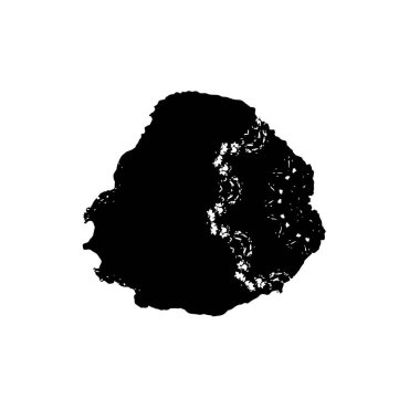 Siyah beyaz desenli, lekeli, çizikli ve çizgili sıkıntılı bir arka plan. Soyut vektör illüstrasyonu. 