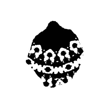 Siyah beyaz desenli, lekeli, çizikli ve çizgili sıkıntılı bir arka plan. Soyut vektör illüstrasyonu. 