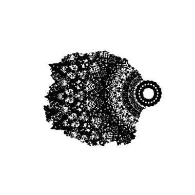 Soyut tek renkli arkaplan. Siyah ve beyaz vektör çizimi