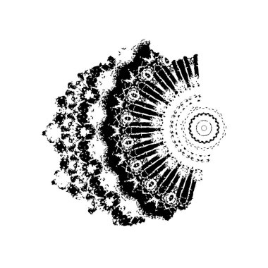 Soyut tek renkli arkaplan. Siyah ve beyaz vektör çizimi