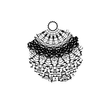 siyah fırça darbesi ve doku. monokrom grunge soyut el - boyalı elementler . 